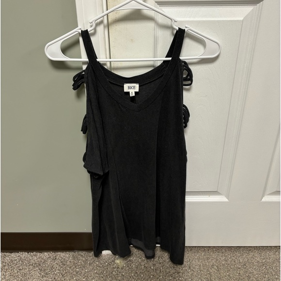 BKE Strappy Cold Shoulder Top - Picture 2 of 5